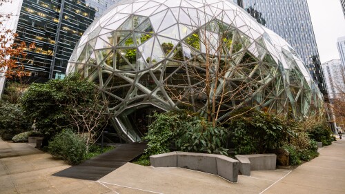 Image of Alfresco Garden outside of The Spheres