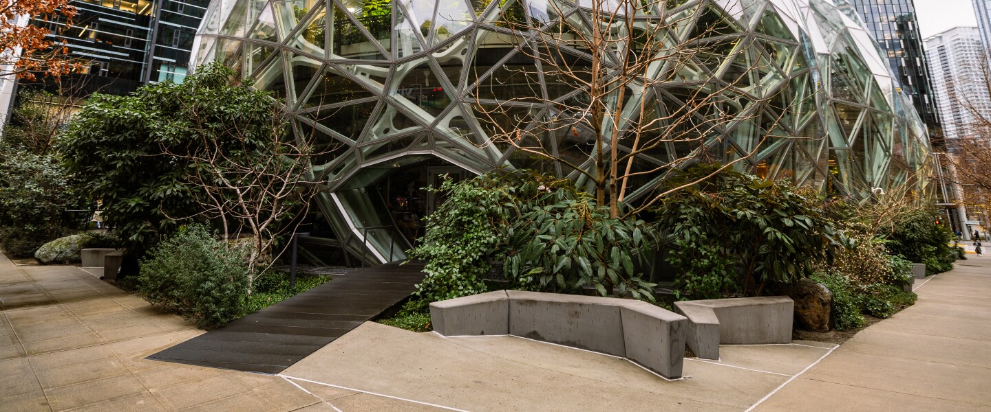 Image of Alfresco Garden outside of The Spheres